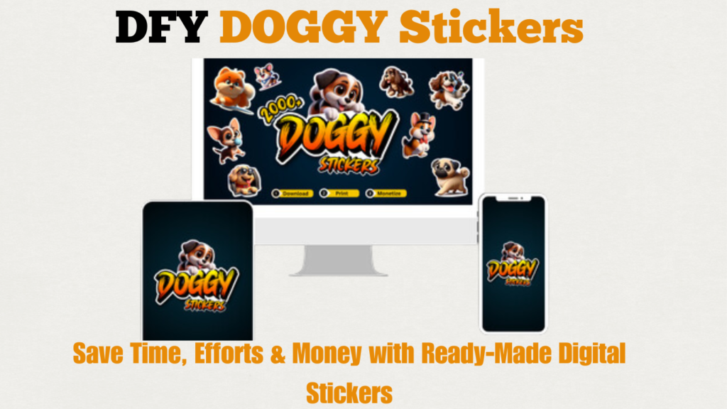 DFY DOGGY Stickers