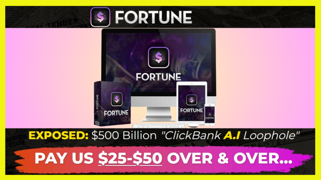 FORTUNE Review|AI-Powered ClickBank Earnings Unveiled.