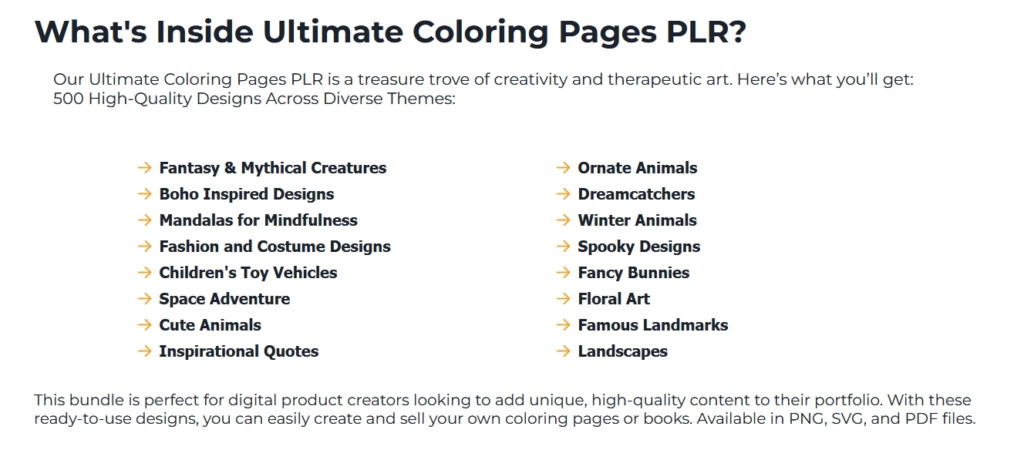 Ultimate Coloring Pages PLR