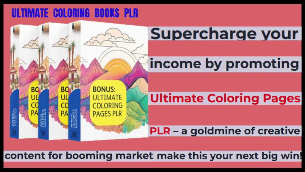 Ultimate Coloring Pages PLR