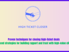 High Ticket Closer